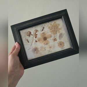 Vintage picture of dried flowers